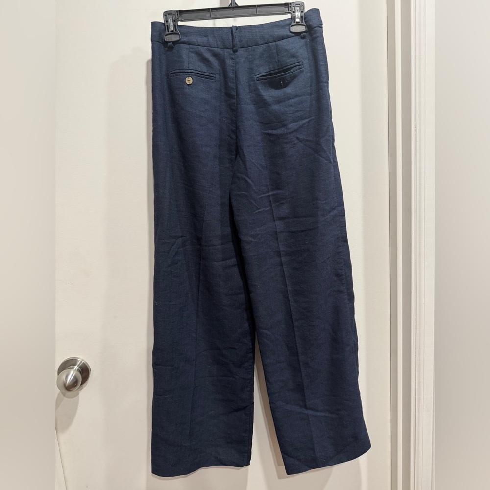 Gently Used Versona Navy Wide-Leg Chinos - Picture 3 of 5